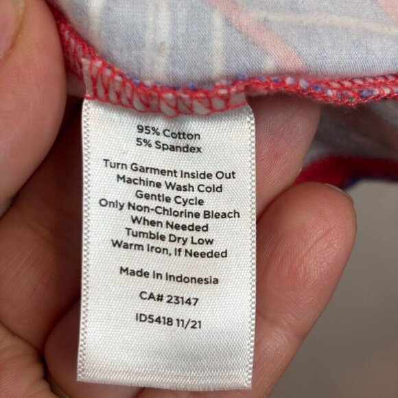 Talbots the Talbots Tee Women's Red Floral tropical stretch top size 2X Summer - Picture 5 of 9